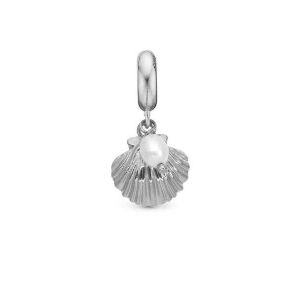 Christina Jewelry Clam shell Musling sølvcharm til sølvarmbånd på 4 mm