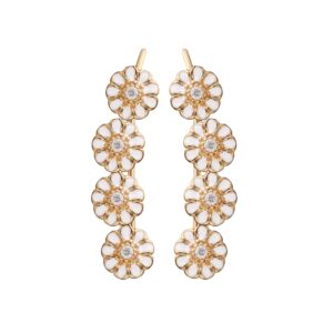 Christina Jewelry Crawler Long Marguerites i forgyldt