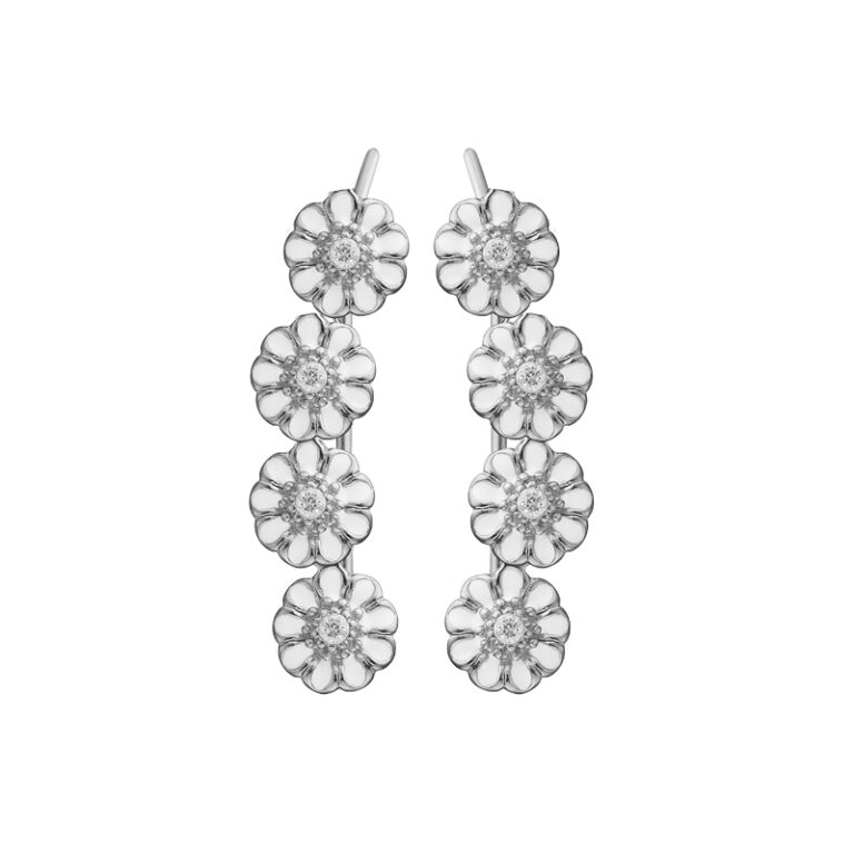 Christina Jewelry Crawler Long Marguerites i sølv