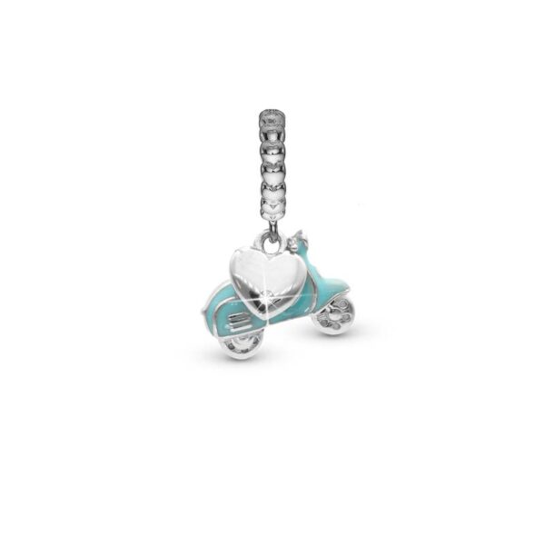 Christina Jewelry Dolce Vita Scooter sølvcharm til sølvarmbånd på 4 mm