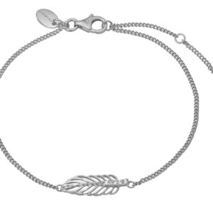 Christina Jewelry Feather armbånd i sølv