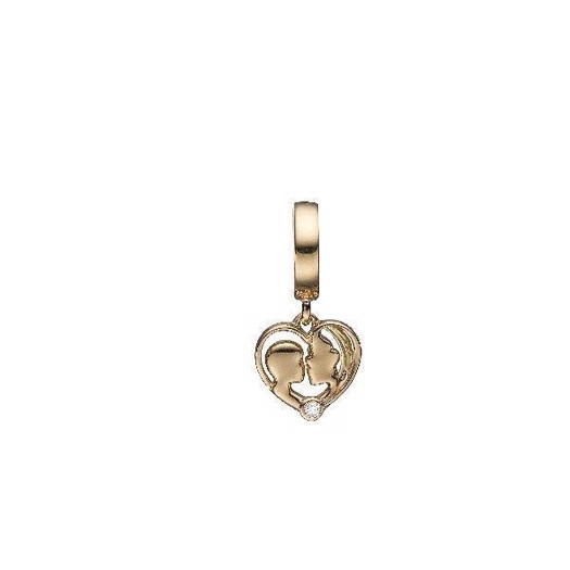 Christina Jewelry - Forgyldt charm Mother and Child