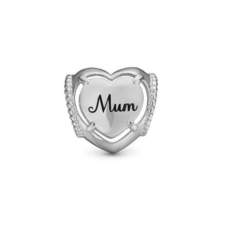 Christina Jewelry MUM sølv charm til læderarmbånd