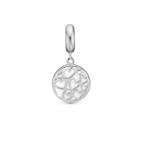 Christina Jewelry Magic Hearts Hjerter sølvcharm til sølvarmbånd på 4 mm