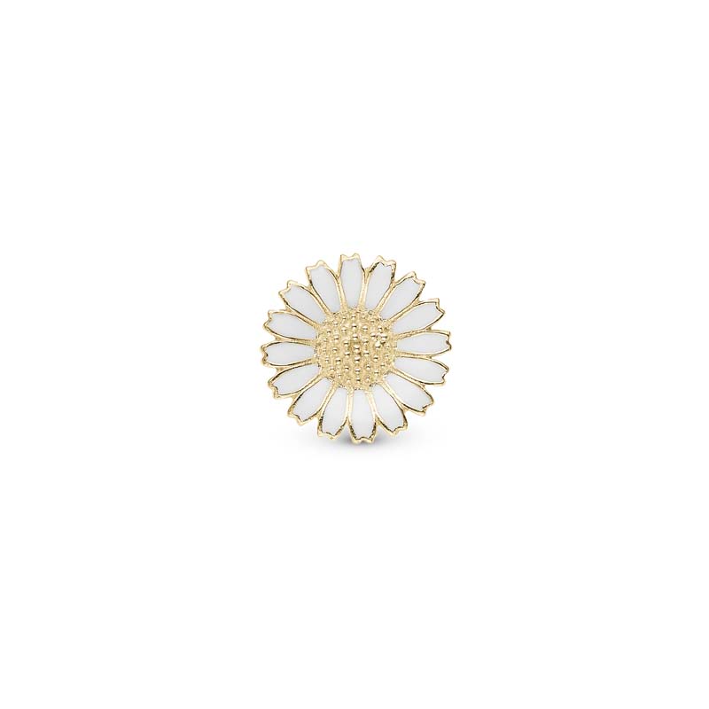 Christina Jewelry Marguerite Charm 13mm forgyldt charm til læderarmbånd på 6 mm