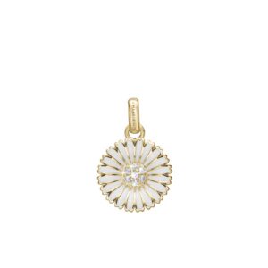 Christina Jewelry Marguerite vedhæng i forgyldt med zirkonia Ø15mm