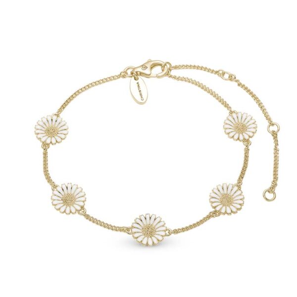 Christina Jewelry Marguerites forgyldt armbånd