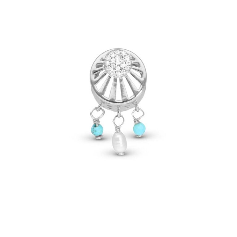 Christina Jewelry Ocean Sunset sølvcharm til sølvarmbånd på 4 mm