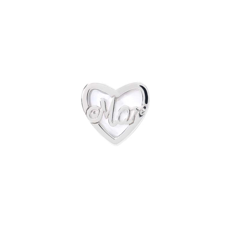 Christina Jewelry Verdens bedste MOR sølvcharm til læderarmbånd på 6 mm