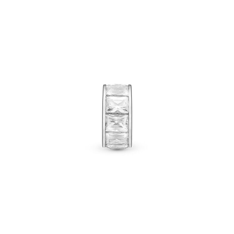 Christina Jewelry White Baguette sølv charm til sølv armbånd