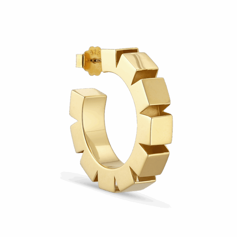 Chunky Magic hoop - forgyldt