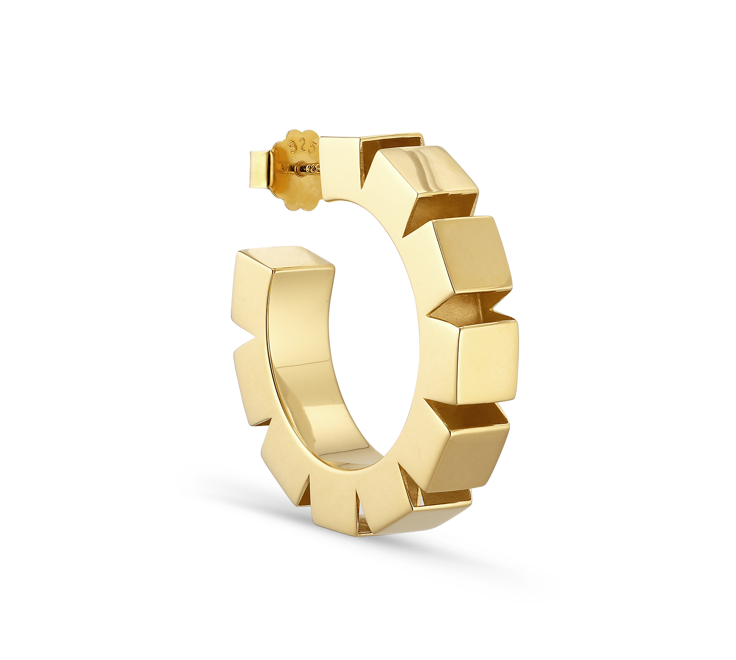 Chunky Magic hoop - forgyldt