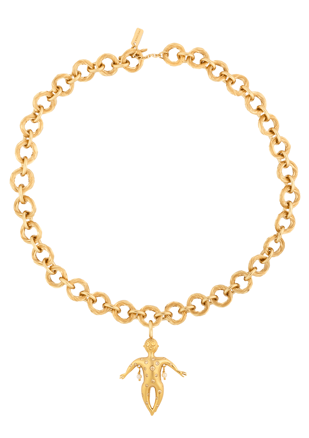 Clotho Dreamweaver halskæde - forgyldt