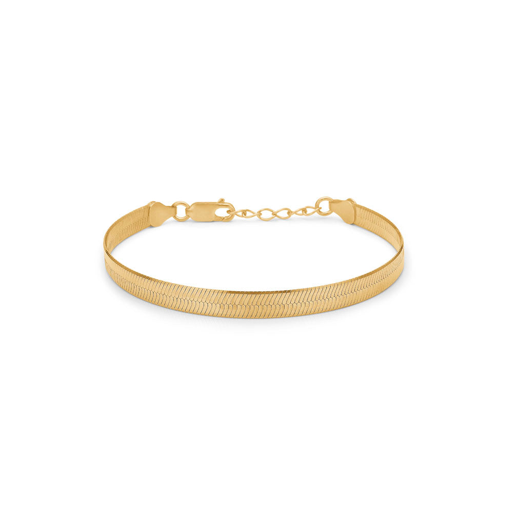 Cobra armbånd - forgyldt