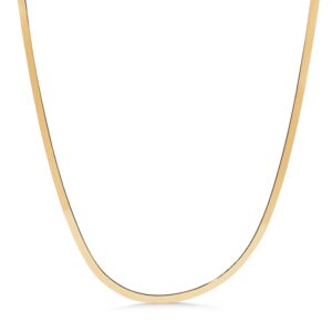 Cobra halskæde, Small - forgyldt