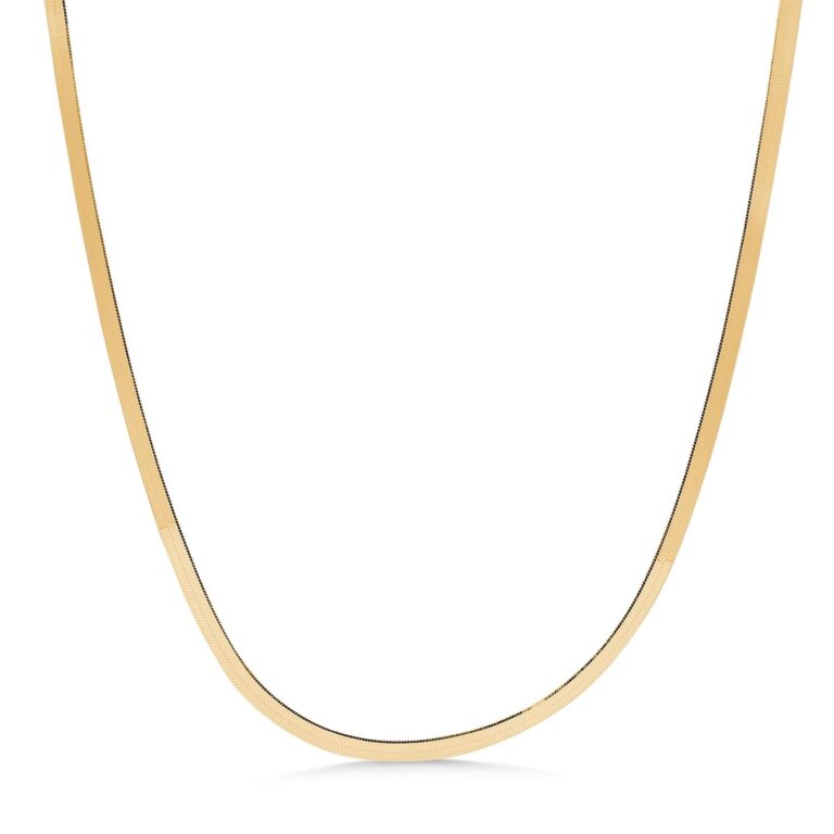 Cobra halskæde, Small - forgyldt