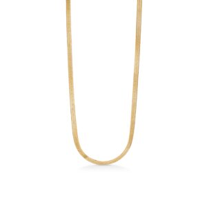 Cobra halskæde - forgyldt