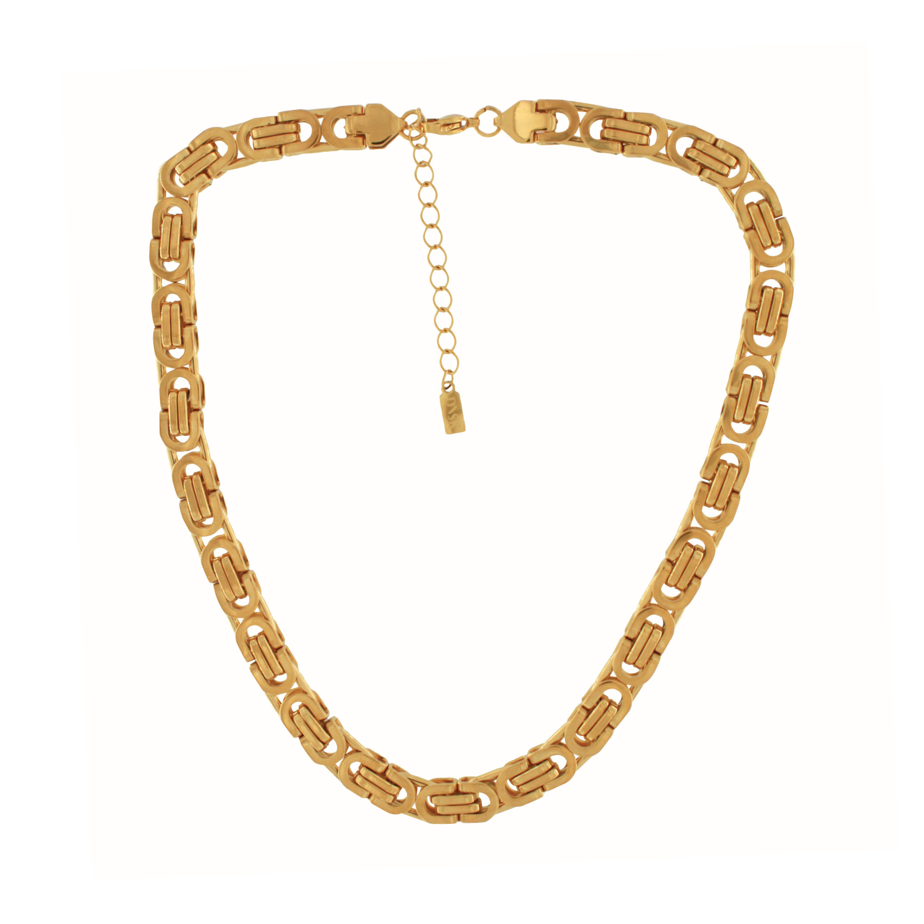 Courage Short Chunky Link halskæde - forgyldt