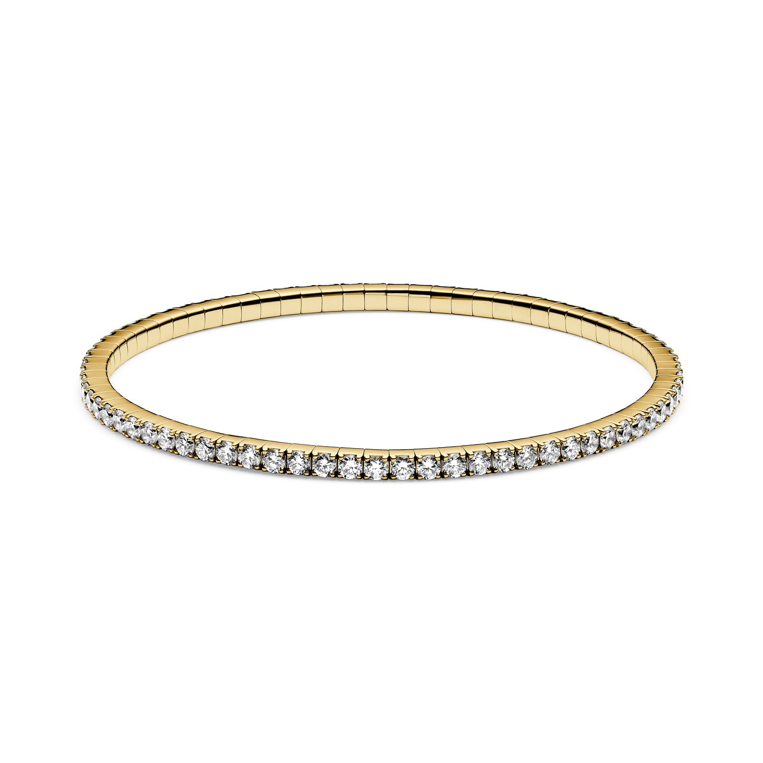 Diamante Flex Tennisarmbånd 01 - 14 kt. guld el. hvidguld 1.90-9.25 ct TW G-H VS lab-grown diamanter