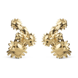 ENAMEL Copenhagen Øreringe - Studs Sunshine Field - Gold Colour