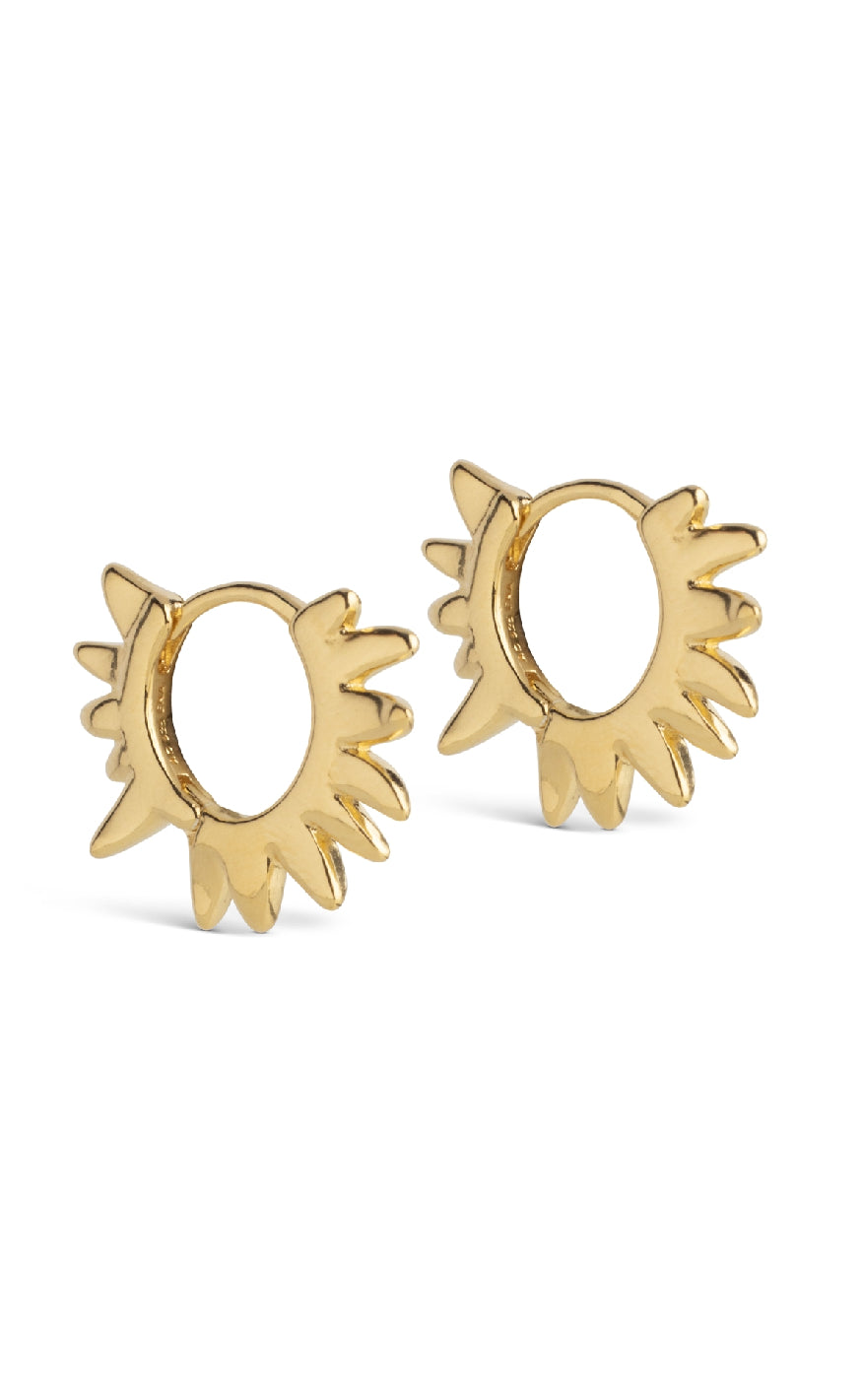 ENAMEL Copenhagen Øreringe - Sunshine Leaves - Gold Colour