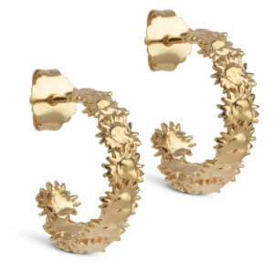 ENAMEL Copenhagen Øreringe - Sunshine Wreath - Gold Colour