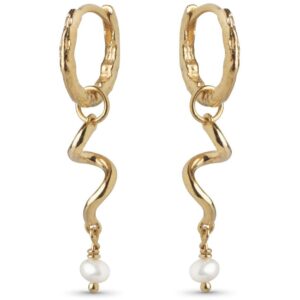 ENAMEL Copenhagen Øreringe - Twist - Gold Colour