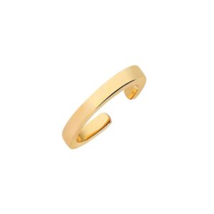 Ear cuff Ellera Pianura Medio - 18 kt. Forgyldt