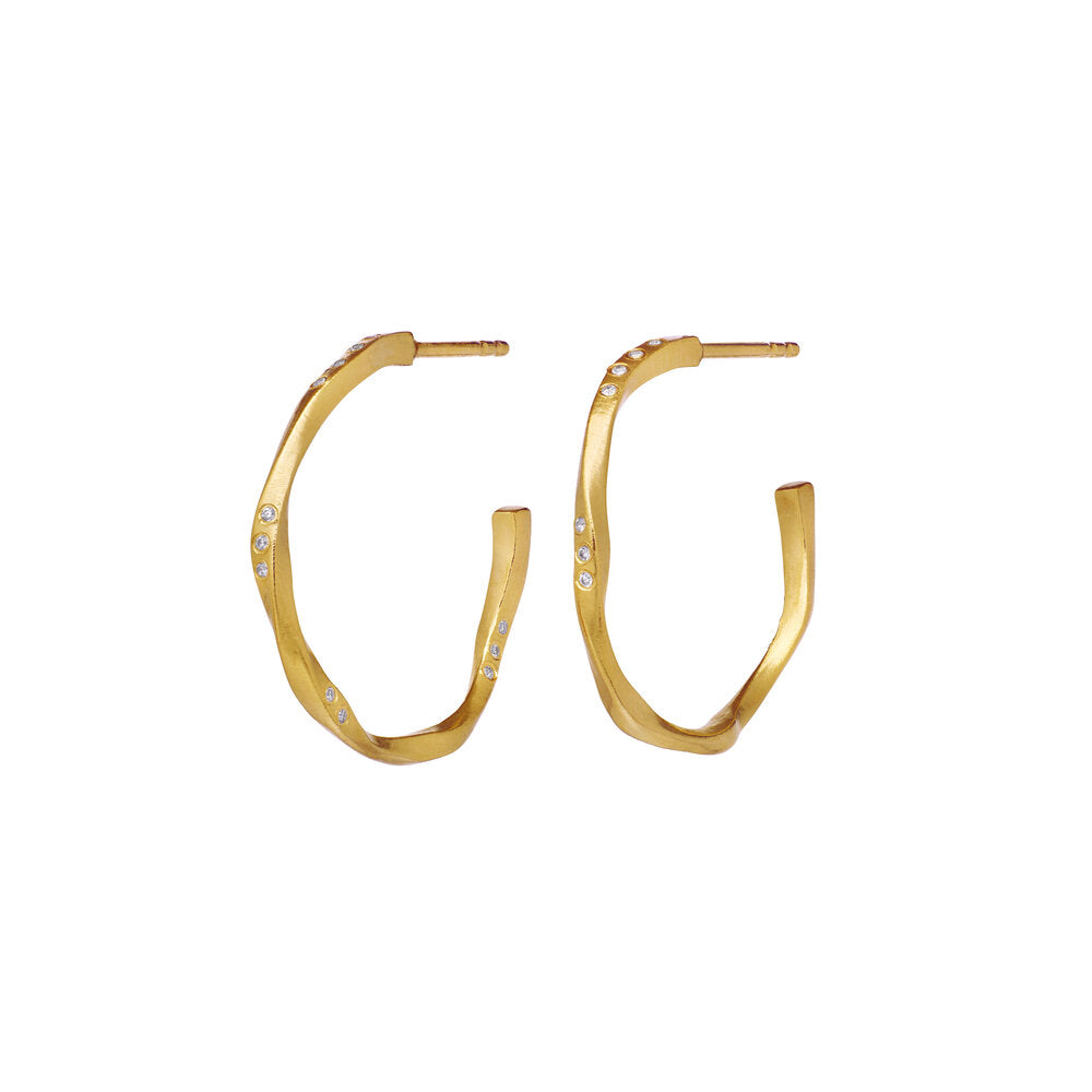 Echo Medium creoler - forgyldt