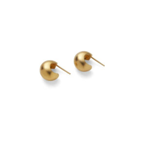 Echo hoops, Small - forgyldt