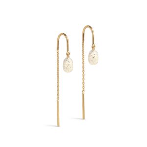 Eleanor hængeøreringe - forgyldt