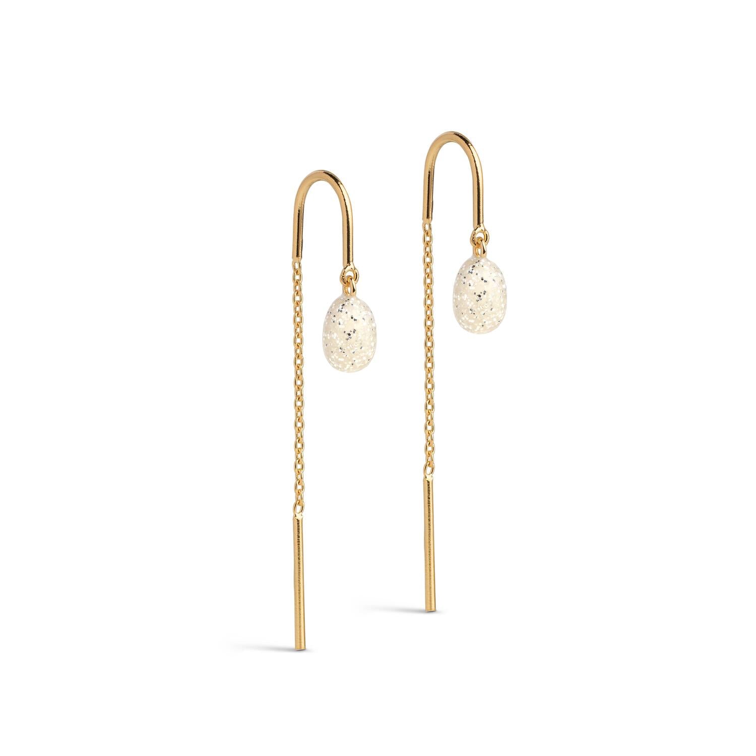 Eleanor hængeøreringe - forgyldt