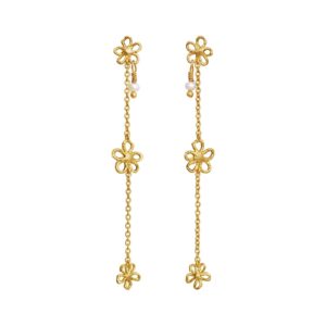 Felixa hængeøreringe - forgyldt