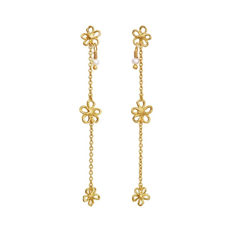 Felixa hængeøreringe - forgyldt