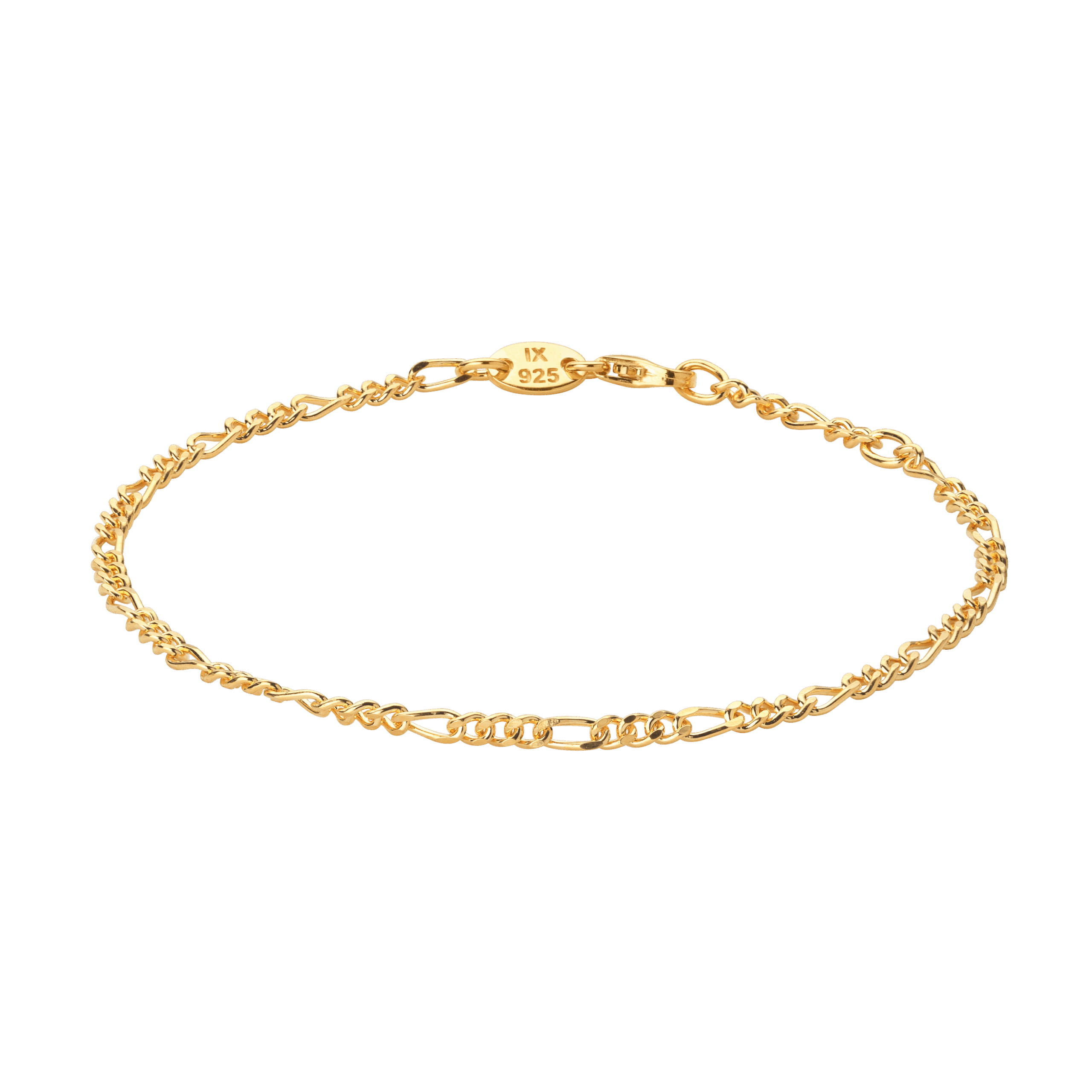 Figaro armbånd - forgyldt