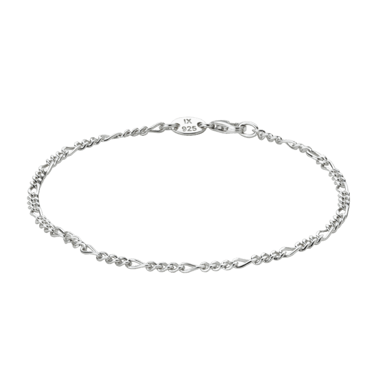 Figaro armbånd - sølv