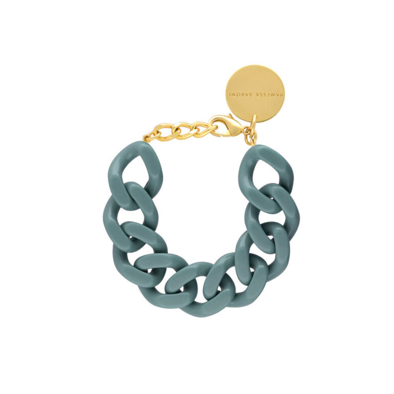 Flat Chain armbånd - Winter Mint