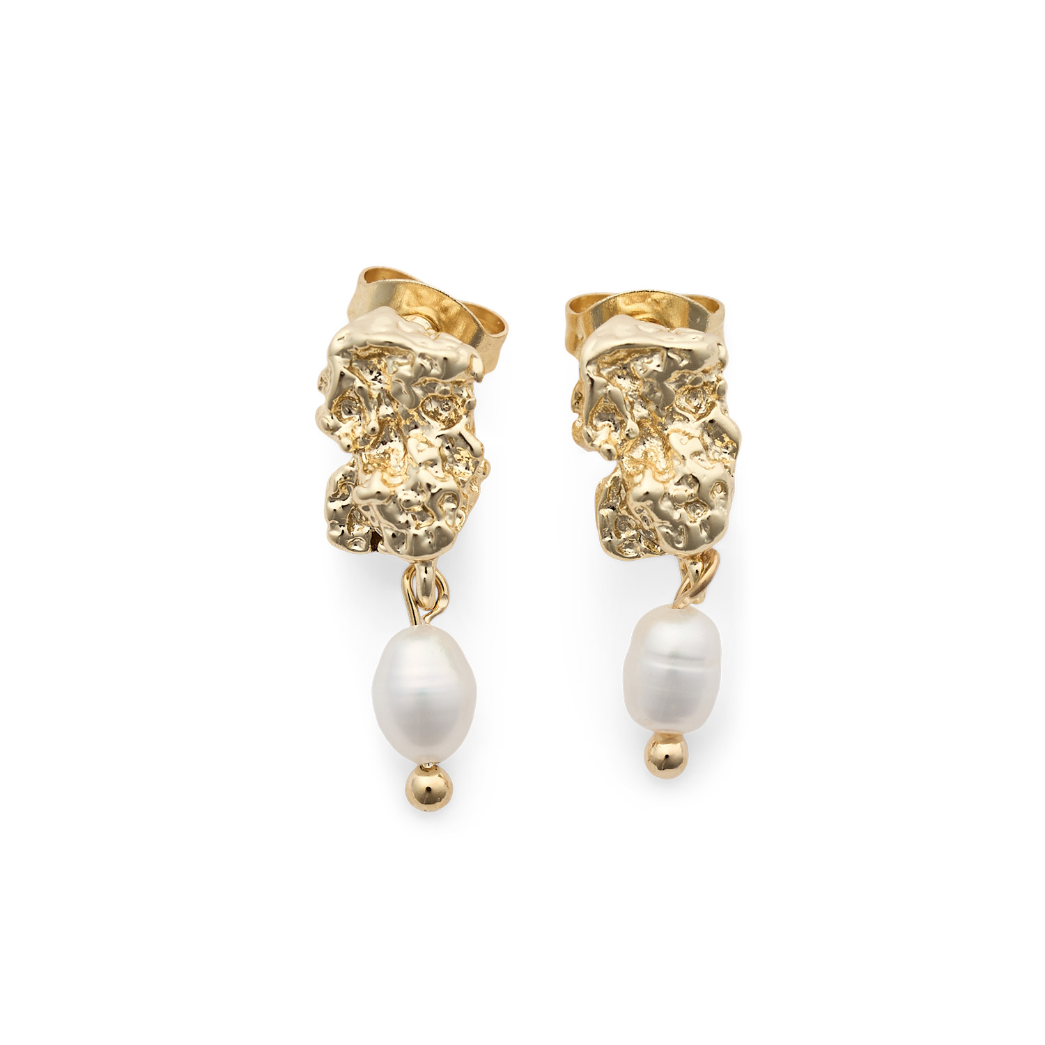 Florence øreringe - forgyldt