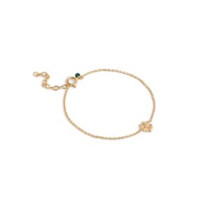 Four-Leaf Clover armbånd - forgyldt