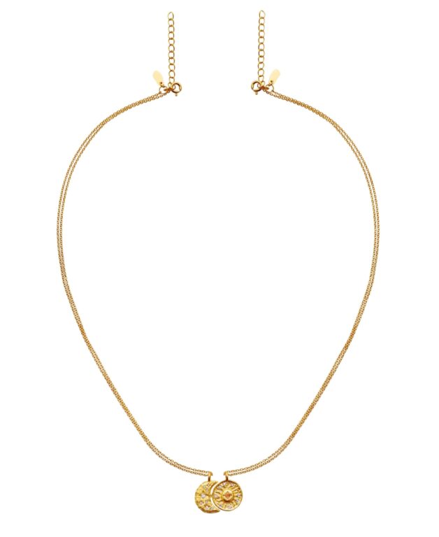 Friendship halskæde - forgyldt