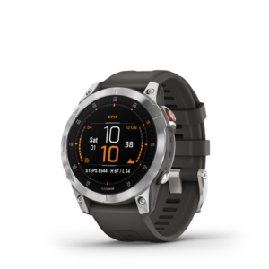 GARMIN - Epix Gen 2 smartwatch m. Slate Steel & silikonerem
