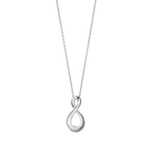Georg Jensen Infinity Vedhæng i sølv med kæde