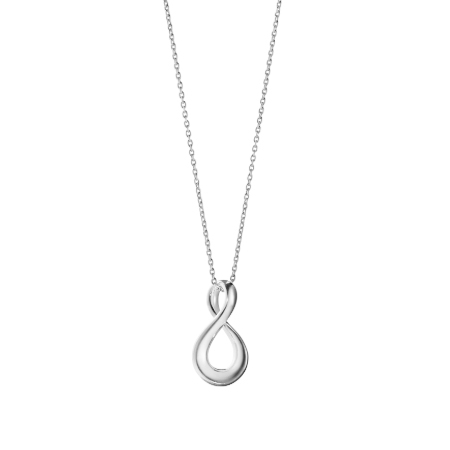 Georg Jensen Infinity Vedhæng i sølv med kæde