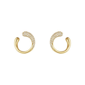 Georg Jensen Mercy ørestikker i guld med brillanter