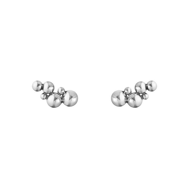 Georg Jensen Moonlight Grapes kort earcuff 551Q i sølv