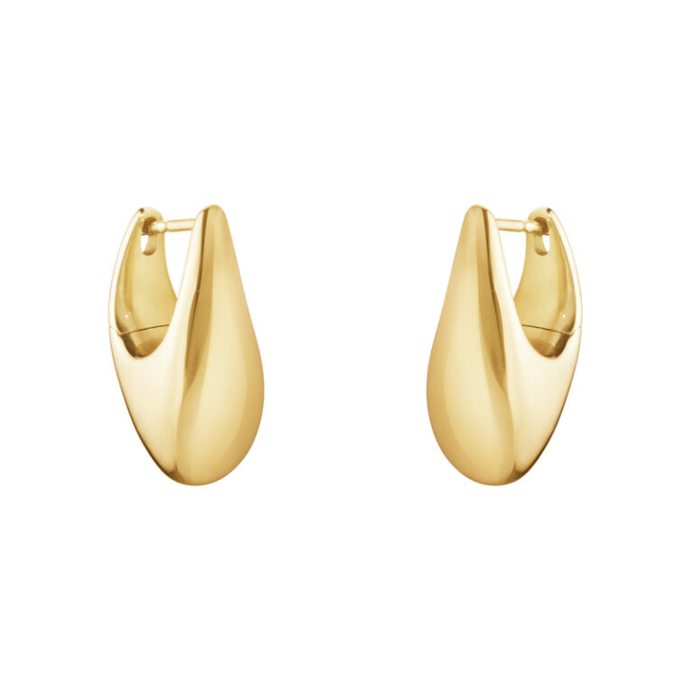 Georg Jensen Reflect øreringe i 18kt guld