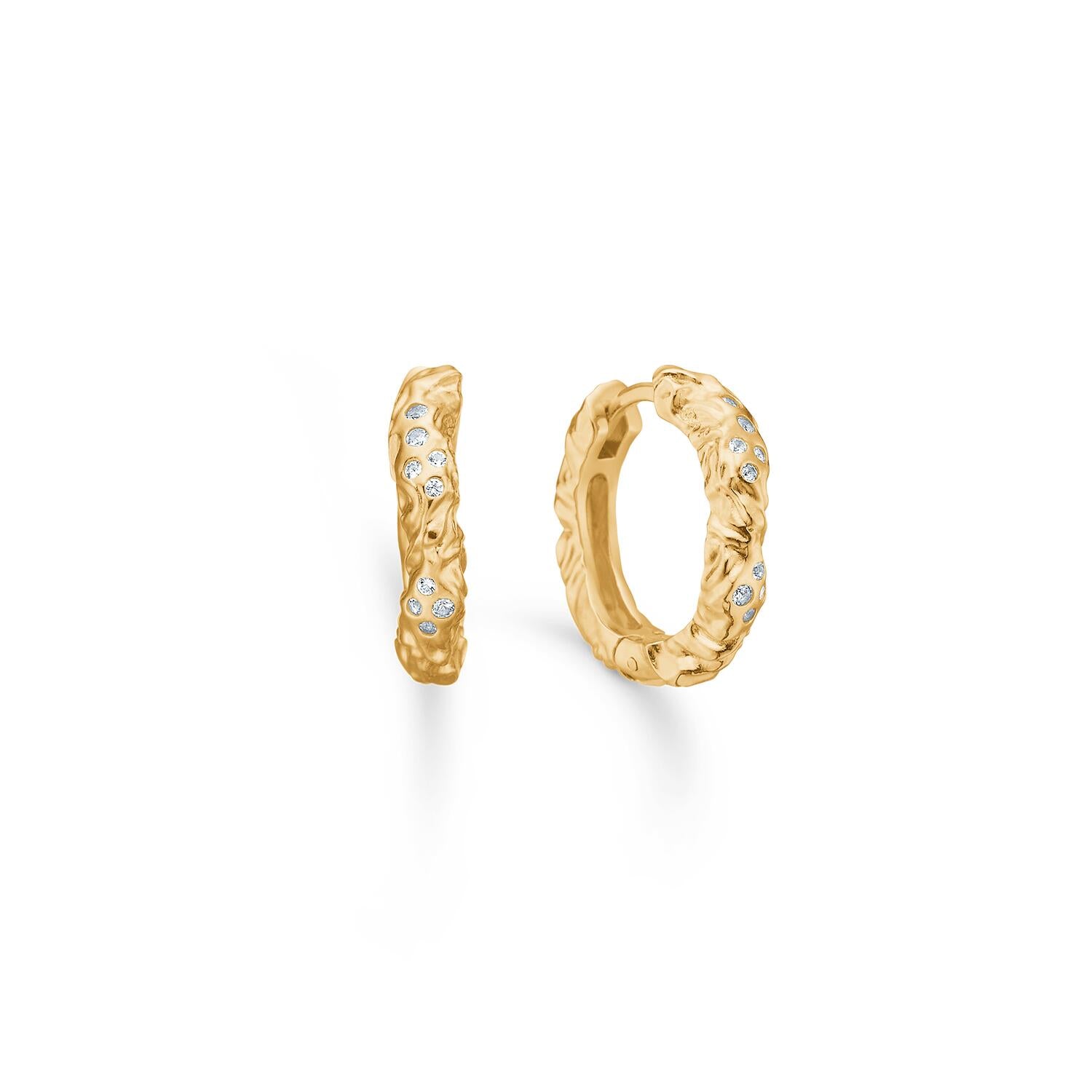 Glint creoler - forgyldt