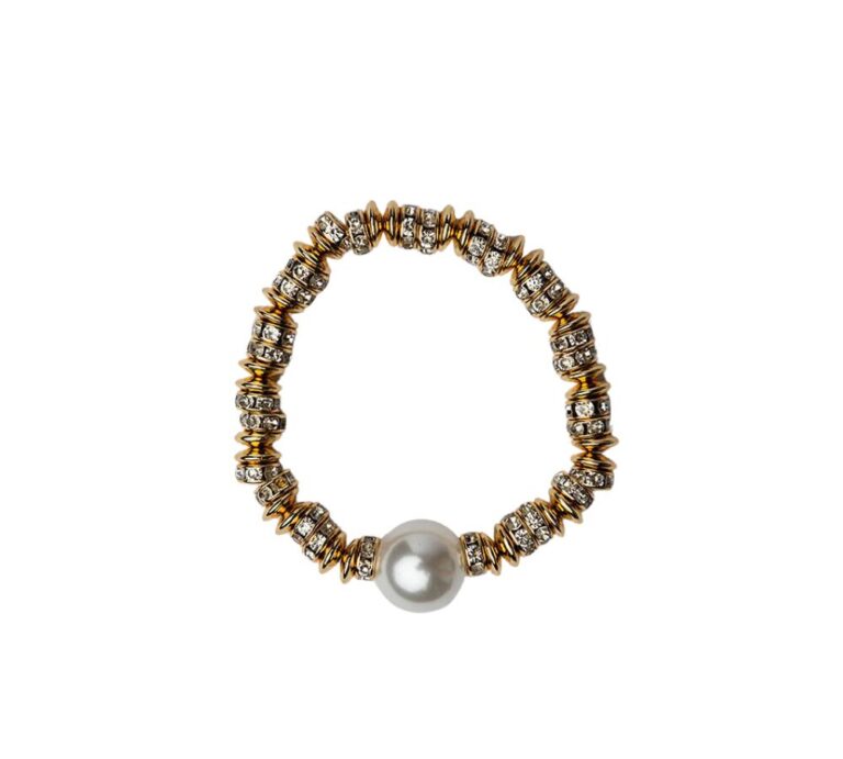 Glow Elastic Big armbånd - guldfarvet