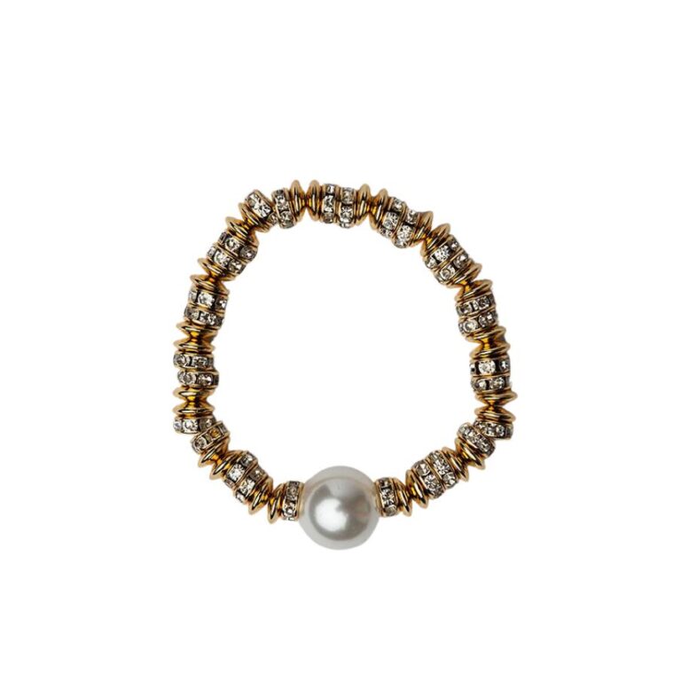 Glow Elastic Big armbånd - guldfarvet