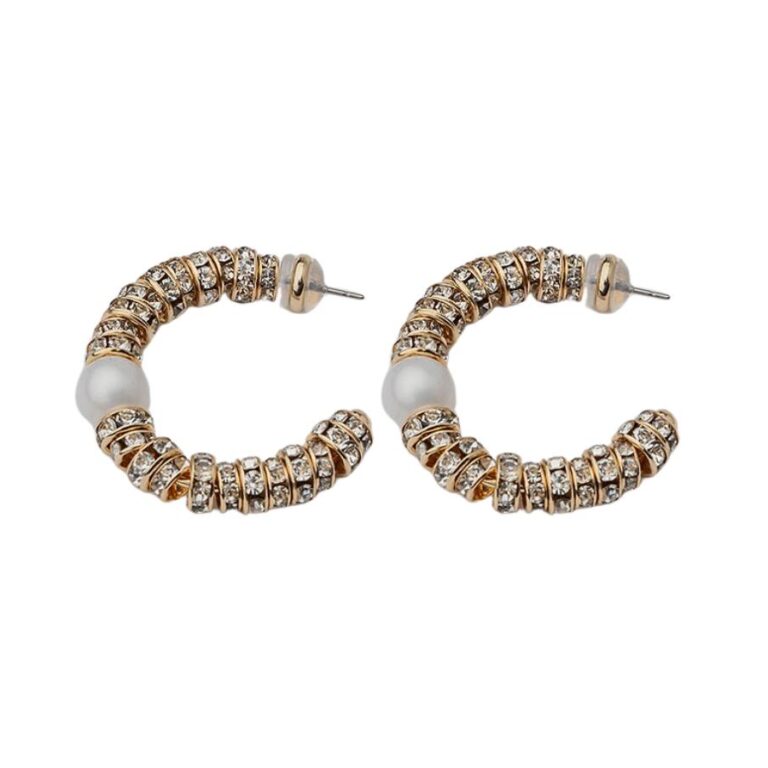 Glow hoops, Medium - guldfarvet